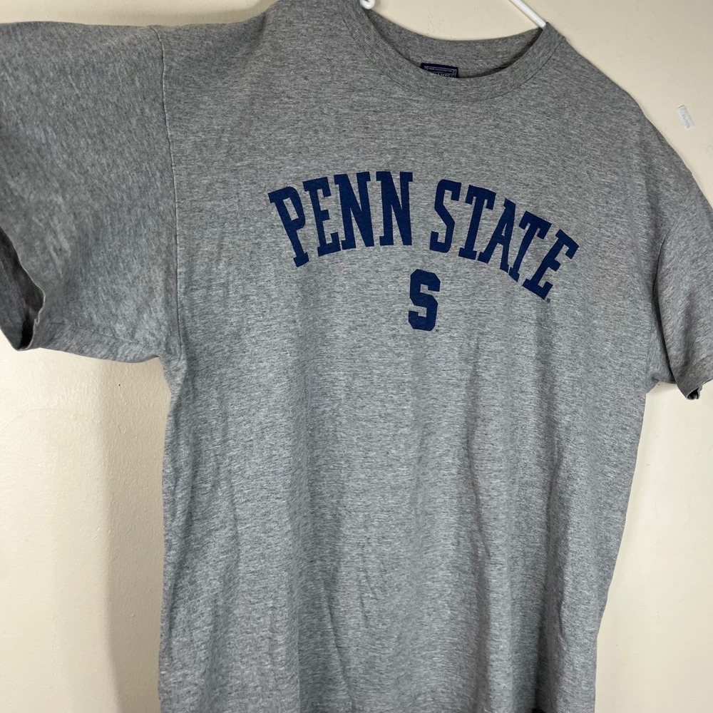Champs Penn State T Shirt Mens XL Gray Cotton Blend Short Sleeve NCAA Fan Gear - Picture 5 of 10